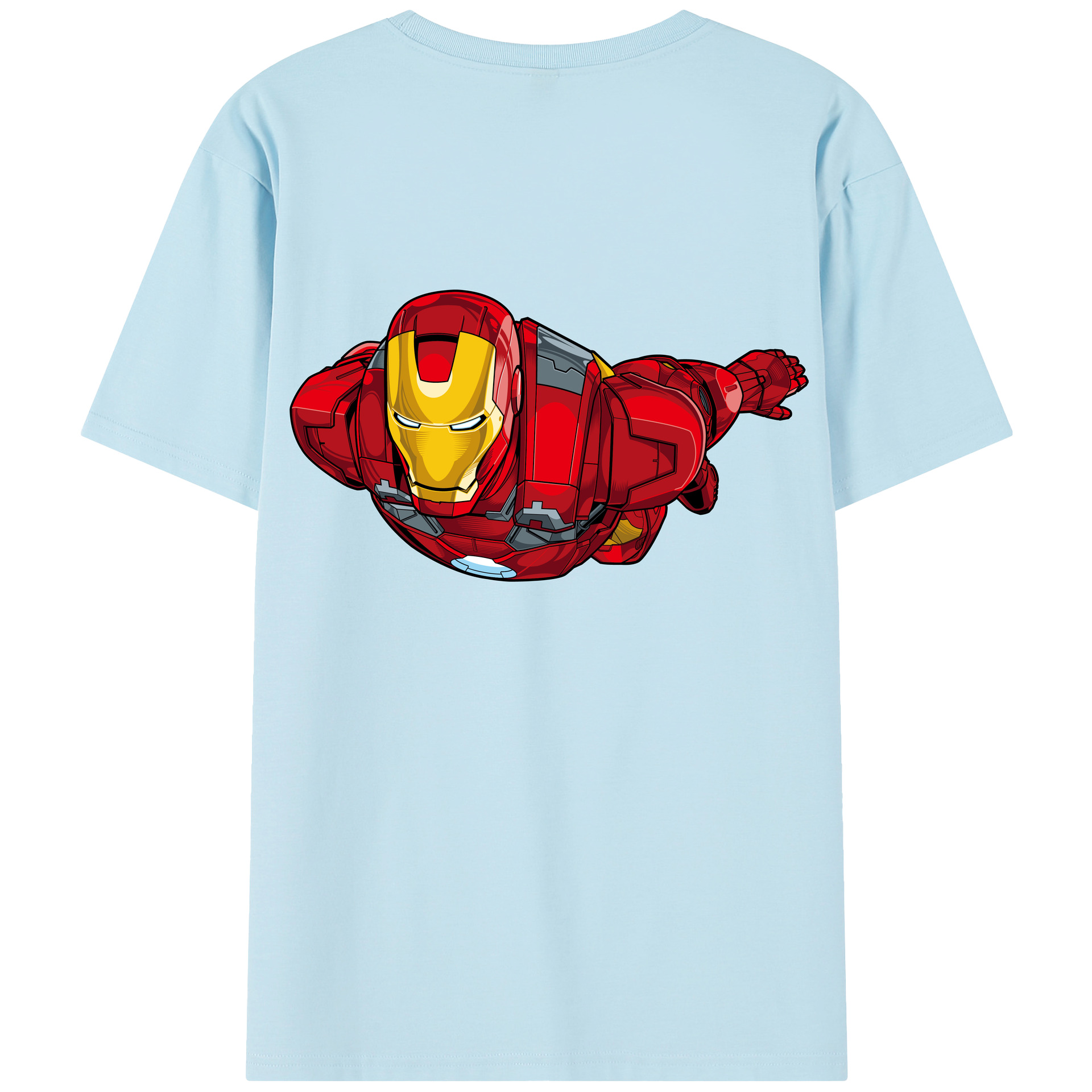 （画像用） アベンジャーズ The Avengers 綿100％半袖Tシャツ（背面プリント）